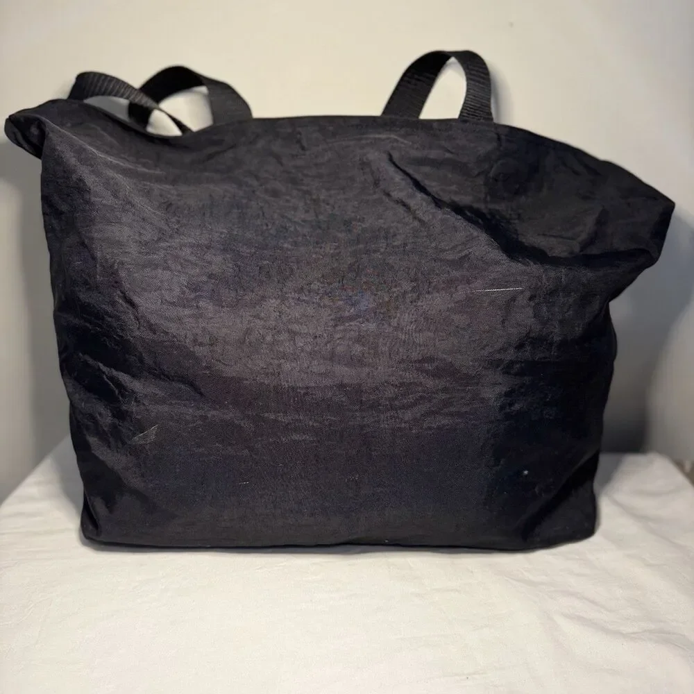 Vintage 1990's Disney World Large Tote Black  Fun Colorful Character Lettering